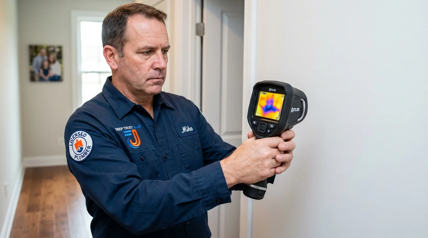 Thermal imaging leak detection by Johns Plumbing LLC in Demopolis